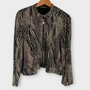 Vintage Joseph Ribkoff Animal Print Jacket